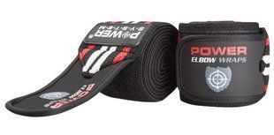 Бинти на лікоть Power System PS-3600 Elbow Wraps Red/Black(пара) PS-3600_Red-Black фото
