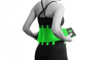 Пояс компресійний MadMax MFA-277 Slimming belt Black/neon green L MFA-277-GRN_L фото