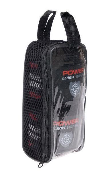 Бинти на лікоть Power System PS-3600 Elbow Wraps Red/Black(пара) PS-3600_Red-Black фото