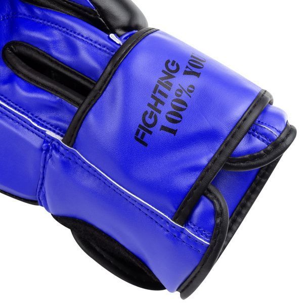 Боксерські рукавиці PowerPlay 3004 Classic Чорно-Сині 12 унцій PP_3004_12oz_Bl/Navy фото