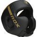 Боксерський шолом RDX F6 KARA Matte Golden L HGR-F6MGL-L фото 2
