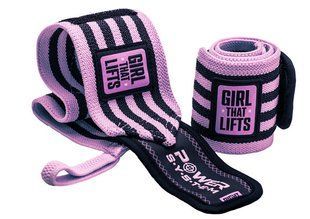 Бинти для зап'ясть (кистьові бинти) Power System PS-3510 Wrist Wraps GTL Pink PS-3510PI-0 фото