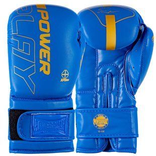 Боксерські рукавиці PowerPlay 3089 Alpha Сині 14 унцій PP_3089_14oz_Blue фото