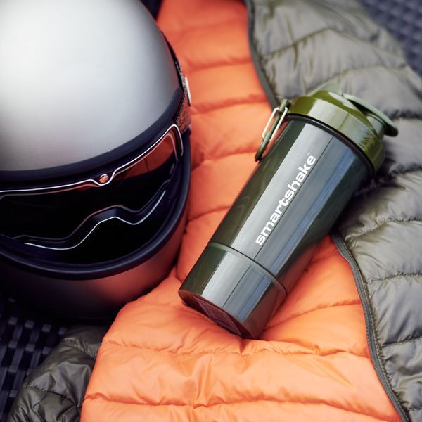 Шейкер спортивний SmartShake Original2GO One 800ml Army Green 10581002 фото