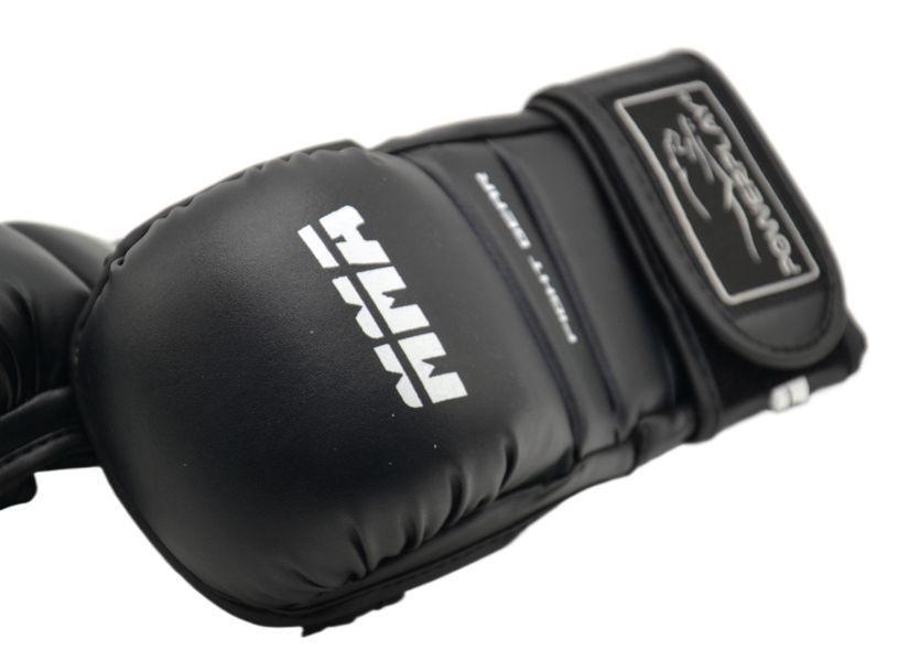 Рукавиці для MMA PowerPlay 3026 Чорні M PP_3026_M_Black фото