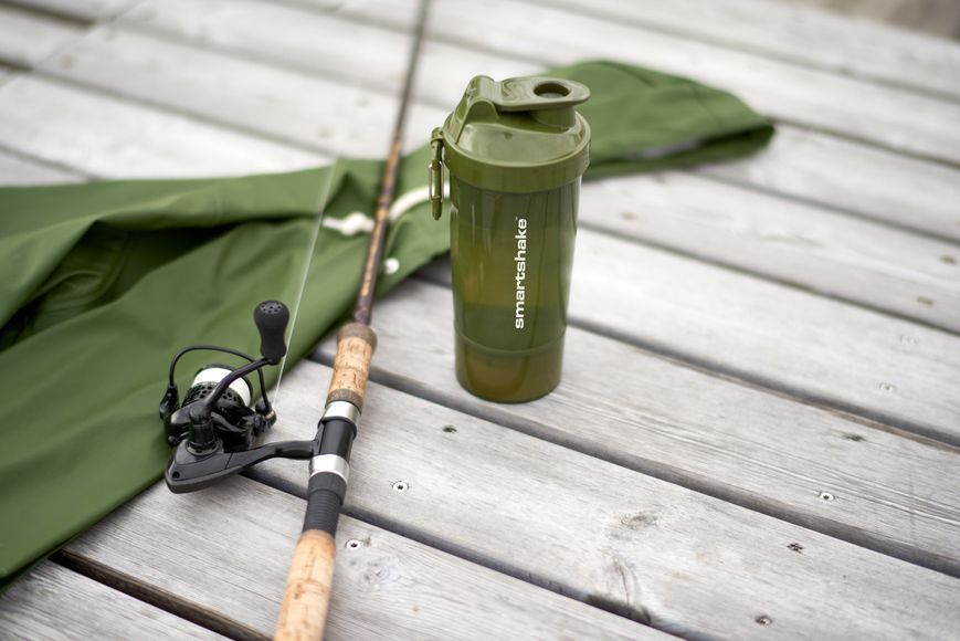 Шейкер спортивний SmartShake Original2GO One 800ml Army Green 10581002 фото