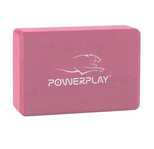 Блок для йоги PowerPlay 4006 Yoga Brick Рожевий PP_4006_Pink_Yoga_Brick фото