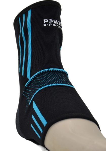 Бандажі на гомілкостоп Power System PS-6022 Ankle Support Evo Black/Blue M (пара) PS_6022_M_Black/Blue фото