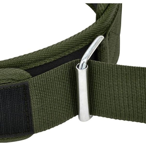 Пояс для важкої атлетики RDX RX5 Double Belt неопреновий Army Green L WBD-RX5AG-L фото