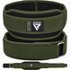 Пояс для важкої атлетики RDX RX5 Double Belt неопреновий Army Green L WBD-RX5AG-L фото 2