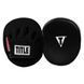 Лапи боксерські TITLE Boxing Gel Tech Punch Mitts 2.0 Black GTPM2 BK фото 1
