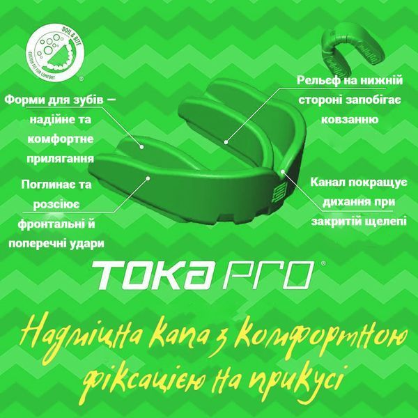 Капа MAKURA Toka доросла (вік 11+) Green (art.6017514107) Toka_SR_Green фото