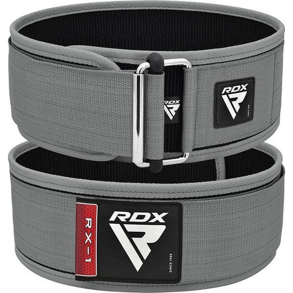 Пояс для важкої атлетики RDX RX1 Weight Lifting Belt Grey S WBS-RX1G-S фото