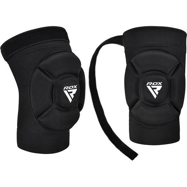 Наколінники спортивні RDX Hosiery Knee Foam K5 Black/White XL (пара) HYP-K5BW-XL фото