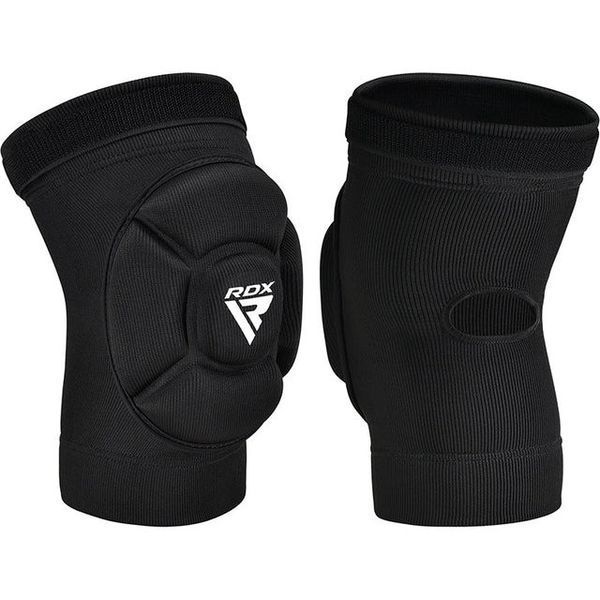 Наколінники спортивні RDX Hosiery Knee Foam K5 Black/White XL (пара) HYP-K5BW-XL фото