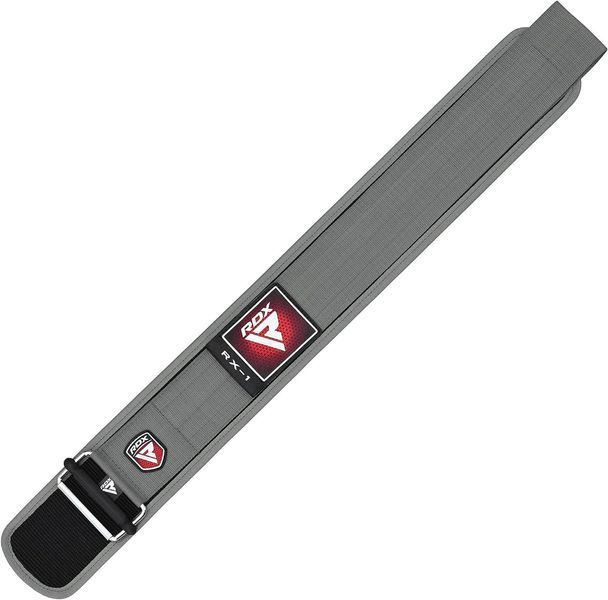 Пояс для важкої атлетики RDX RX1 Weight Lifting Belt Grey S WBS-RX1G-S фото
