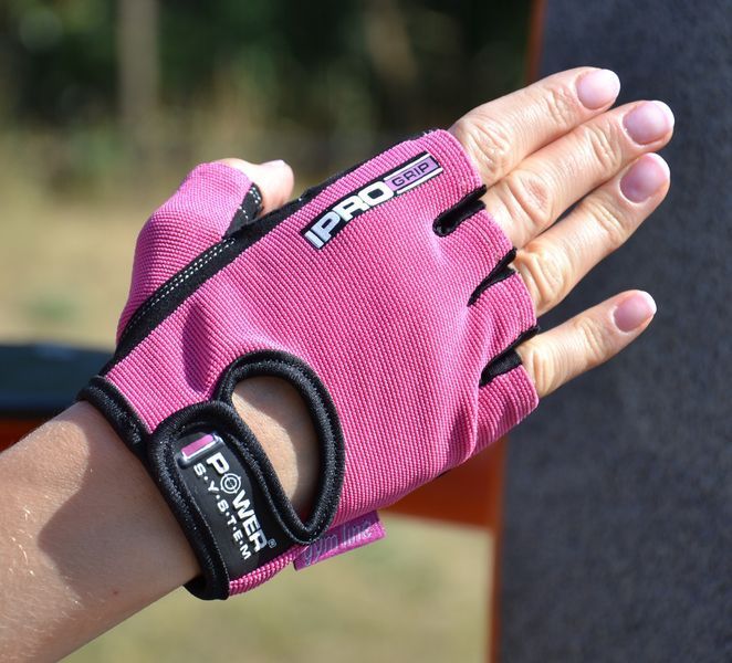 Рукавички для фітнесу Power System PS-2250 Pro Grip жіночі Pink S PS-2250_S_Pink фото
