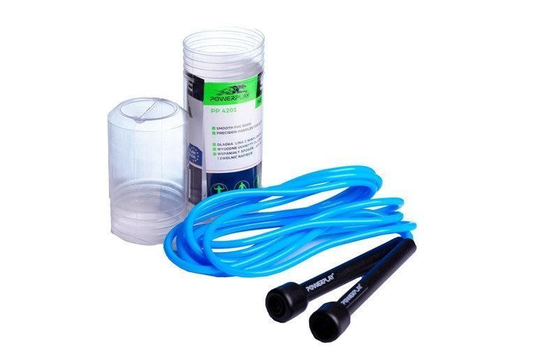Скакалка PowerPlay 4201 Basic Jump Rope Синя (2,8m.) PP_4201_Blue фото