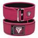 Пояс для важкої атлетики RDX RX1 Weight Lifting Belt PINK-XS WBS-RX1P-XS фото 2