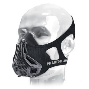 Маска для тренування дихання Phantom Training Mask Carbon M PHMASK1012-M фото