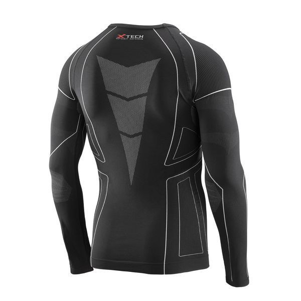 Термокофта (лонгслів) X TECH Maglia Race 3 Munica Lunga giroc Nero S/M Чорна Maglia_Race3_Giroc_S/M фото