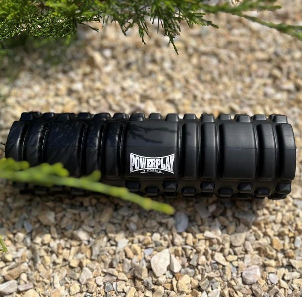 Масажний ролик (роллер) PowerPlay 4342 Massage Roller Чорний (30x10см.) PP_4342_Black фото