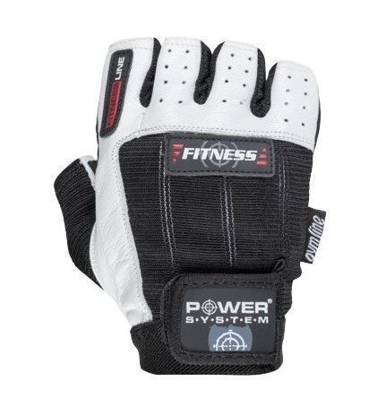Рукавички для фітнесу Power System PS-2300 Fitness Black/White S PS-2300_S_Black-White фото