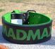 Пояс для важкої атлетики MadMax MFB-302 Quick Release Belt шкіряний Black/Green XXL MFB-302_XXL фото 5