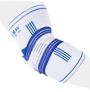 Налокітник Power System PS-6007 Elbow Support Pro White/Blue (1шт.) S/M PS-6007_S/M_White-Blue фото