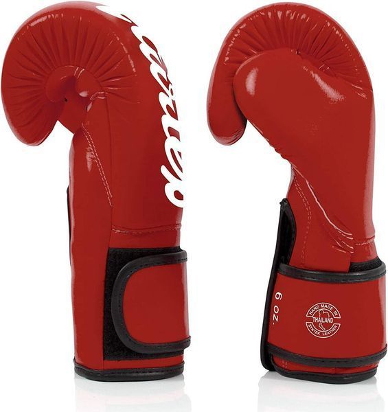 Боксерські рукавиці Fairtex BGV14 Red 14 унцій (бинти в комплекті) BGV14_14oz_Red фото