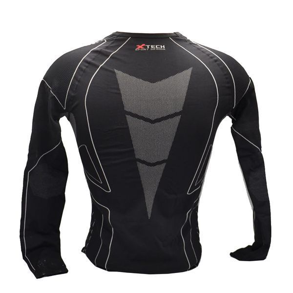 Термокофта (лонгслів) X TECH Maglia Race 3 Munica Lunga giroc Nero XXL/XXXL Чорна Maglia_Race3Giroc_XXL/3XL фото