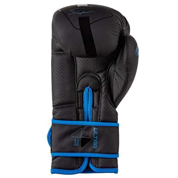 Боксерські рукавиці PowerPlay 3024 Ultra Mat Чорно-Темно сині 10 унцій PP_3024_10oz_Bl/Navy фото