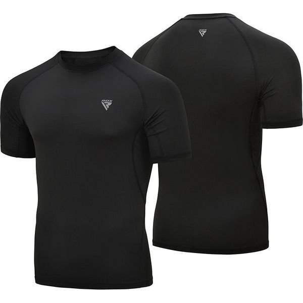 Рашгард з коротким рукавом RDX T15 Black 3XL CRL-T15BH-3XL фото