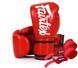 Боксерські рукавиці Fairtex BGV14 Red 14 унцій (бинти в комплекті) BGV14_14oz_Red фото 1