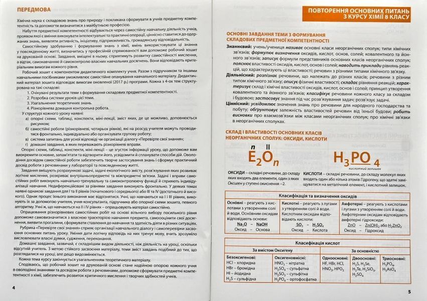 Хімія. Робочий зошит. 9 клас (Савчин М.) 10319980 фото
