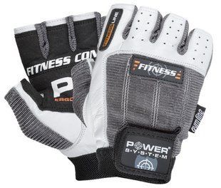 Рукавички для фітнесу Power System PS-2300 Fitness Grey/White M PS-2300_M_Grey-White фото