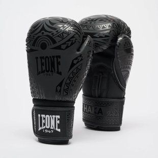 Боксерські рукавиці Leone GN329 HAKA Black 10 унцій GN329_Black_10oz фото