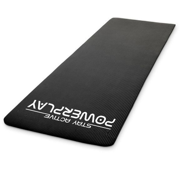 Килимок для йоги та фітнесу PowerPlay 4152 NBR Performance Mat Чорний (183x61x1) PP_4152_Black фото