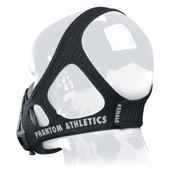 Маска для тренування дихання Phantom Training Mask Black M PHMASK1000-M фото