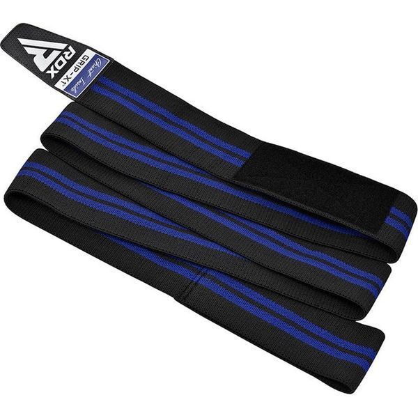 Бинти на коліна RDX GYM KNEE WRAP R11 BLACK/BLUE WAH-KR11BU фото