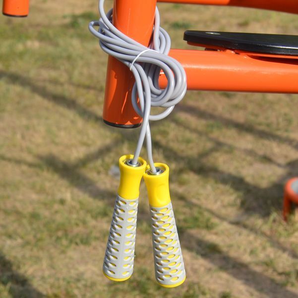Скакалка PowerPlay 4206 Jump Rope PRO+ Сіро-жовта (2,75m.) PP_4206_Grey/Yellow фото