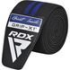 Бинти на коліна RDX GYM KNEE WRAP R11 BLACK/BLUE WAH-KR11BU фото 2