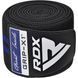 Бинти на коліна RDX GYM KNEE WRAP R11 BLACK/BLUE WAH-KR11BU фото 5