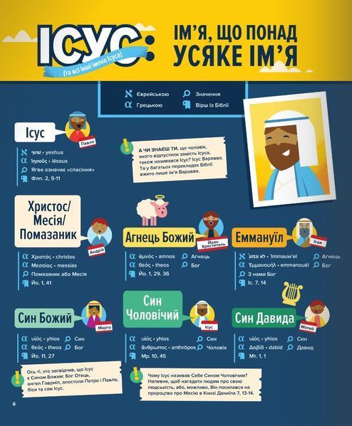 Біблія в інфографіці для дітей. Пізнаємо Ісуса. Частина 3 10311028159 фото