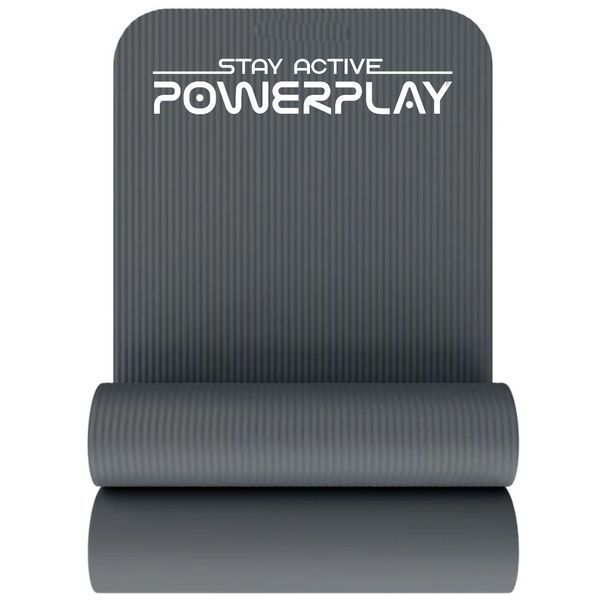 Килимок для йоги та фітнесу PowerPlay 4152 NBR Performance Mat Сірий (183x61x1) PP_4152_Grey фото