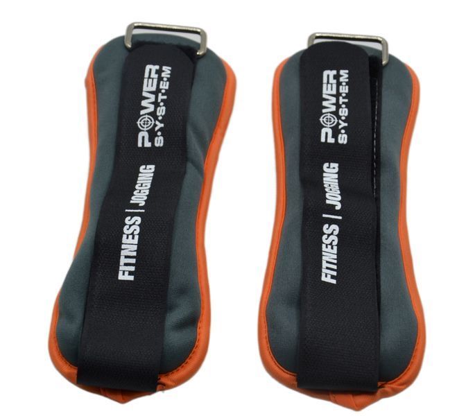 Обважнювачі-манжети для ніг та рук Power System PS-4073 Ankle Weights (2шт.*2 kg) (пара) PS_4073_Grey фото