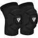Наколінники спортивні RDX Hosiery Knee Foam K5 Black/White S (пара) HYP-K5BW-S фото 1