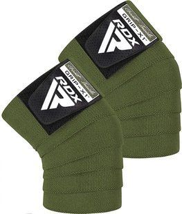 Бинти на коліна RDX K1 GYM Knee Wraps Army Green WAH-K1AG фото