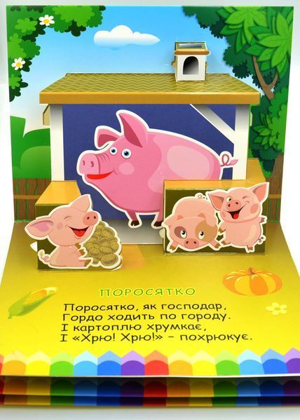 Книга-панорамка. Хто живе у селі 10311033191 фото
