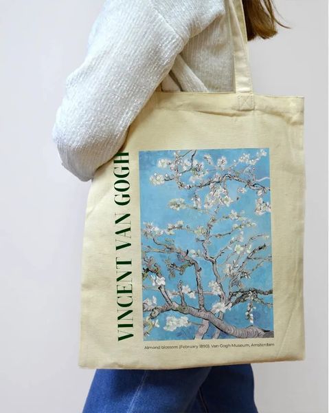 Екошопер бежевий Vincent Van Gogh Almond Blossom 10311027950 фото